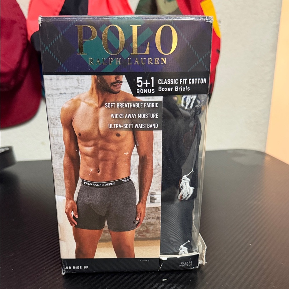 Polo by Ralph Lauren Classic Black Boxer Briefs